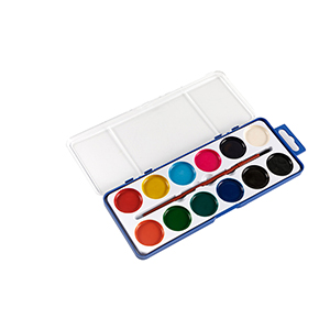 12 kleuren aquarelverf set