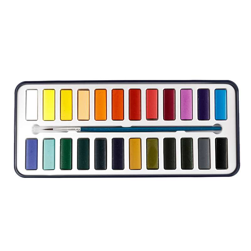 Amazon Hot Sales 24 kleuren aquarelverf