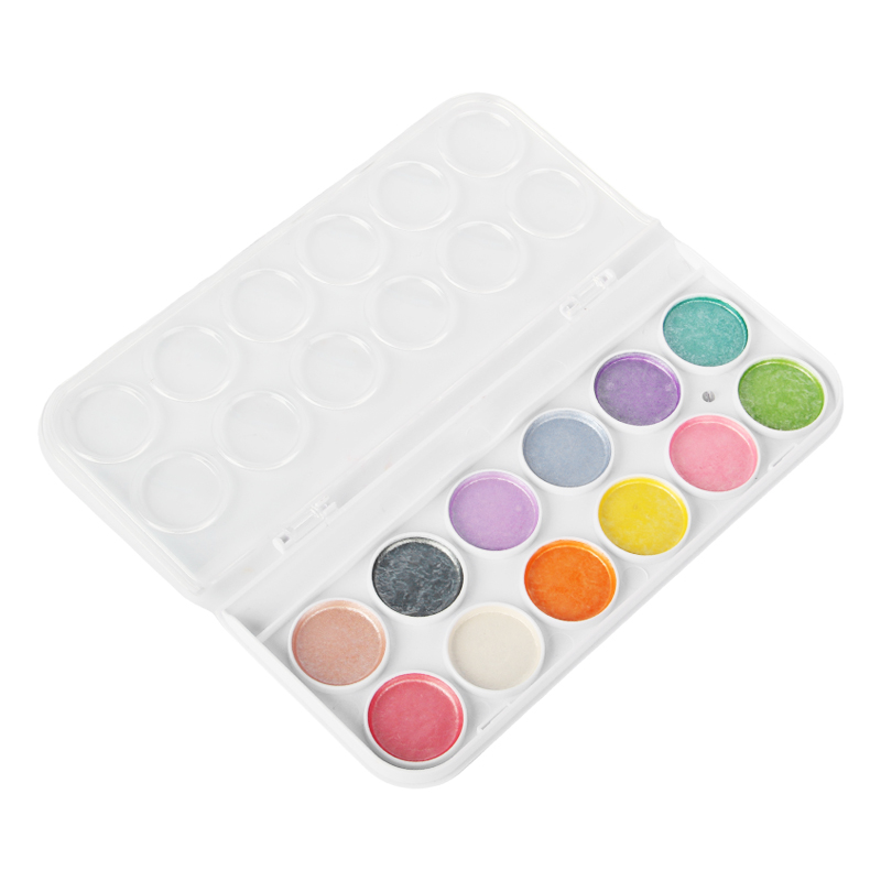 Aquarelverf Metallic Set 12 kleuren